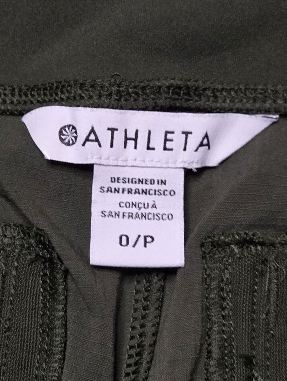 Athleta Trekkie North High Rise Jogger Green 0 Petite - Picture 7 of 10